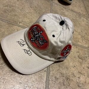 Coca-Cola Racing Family cap signed by Ricky Rudd